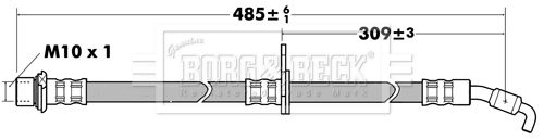 BORG & BECK Jarruletku BBH7388